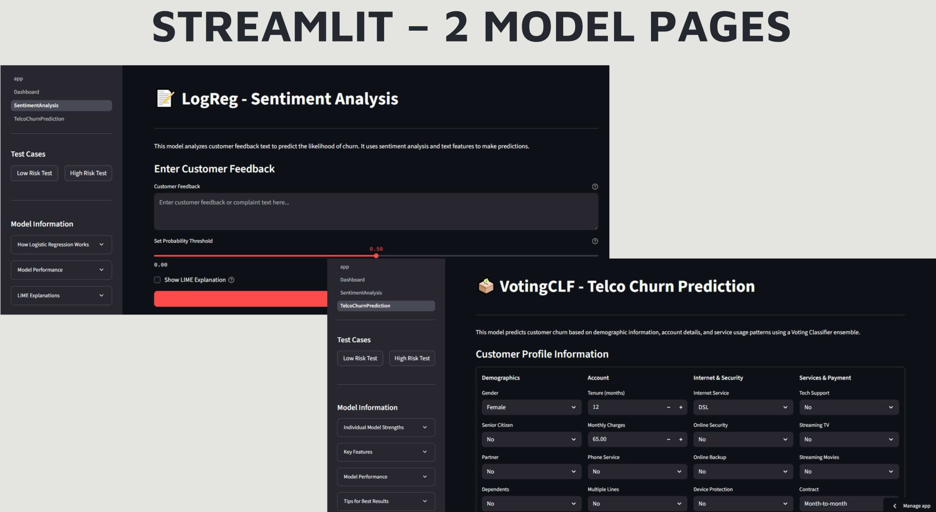 Customer churn prediction system